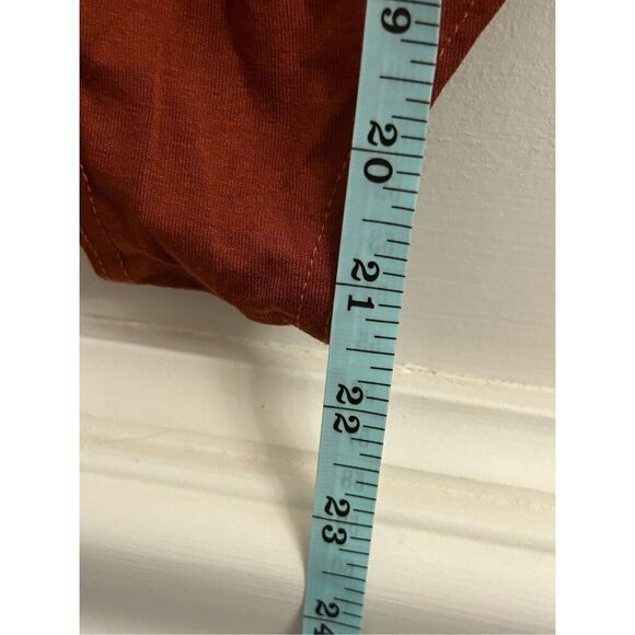 NWT She + Sky drape neck bodysuit rust color M - Picture 7 of 7